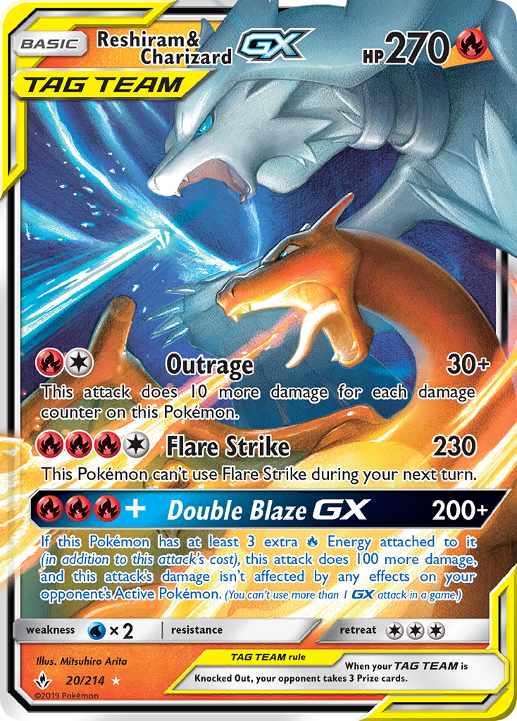 Reshiram & Charizard GX