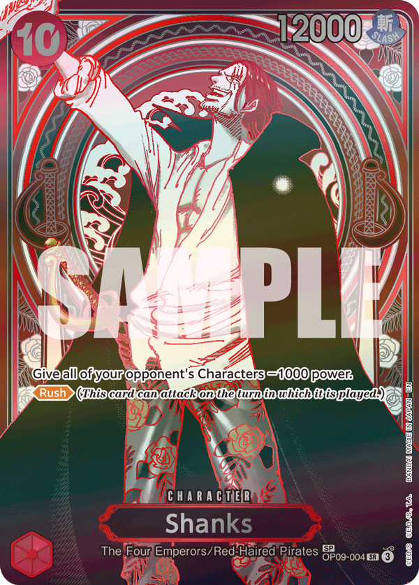 Shanks - OP09-004 (SP) (Silver)