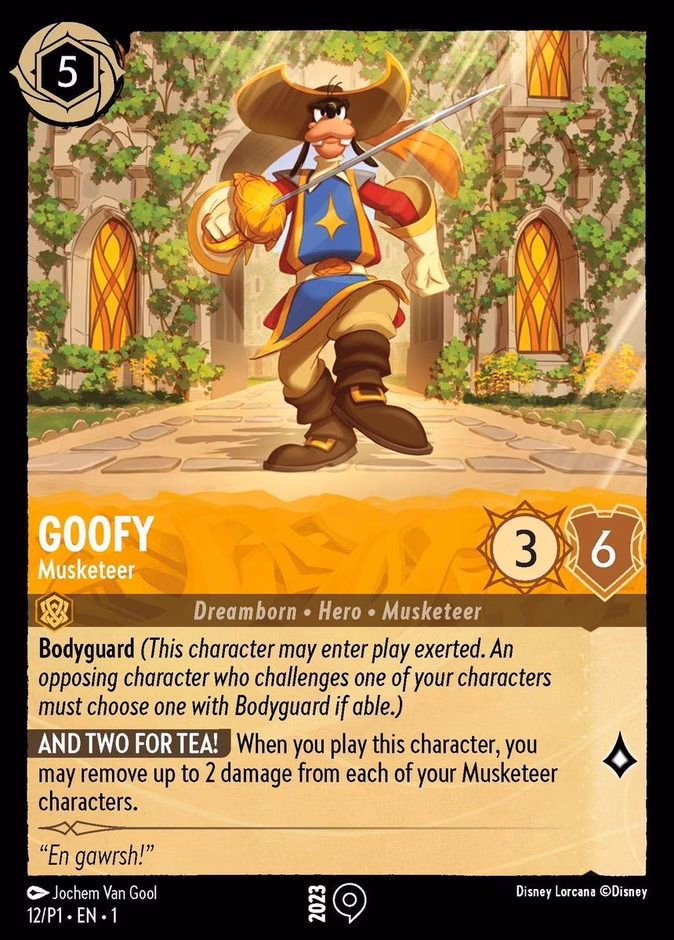 Goofy — Musketeer