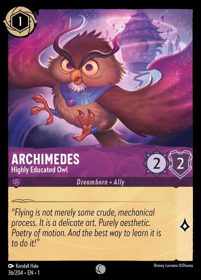 Archimedes — Highly Educated Owl