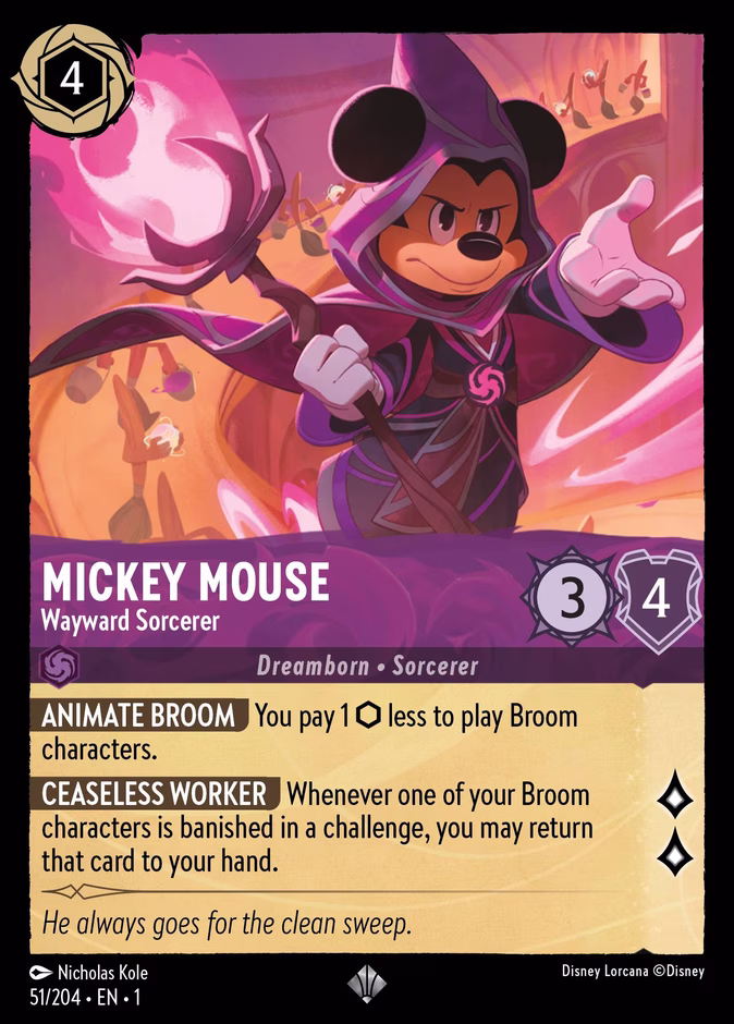 Mickey Mouse — Wayward Sorcerer