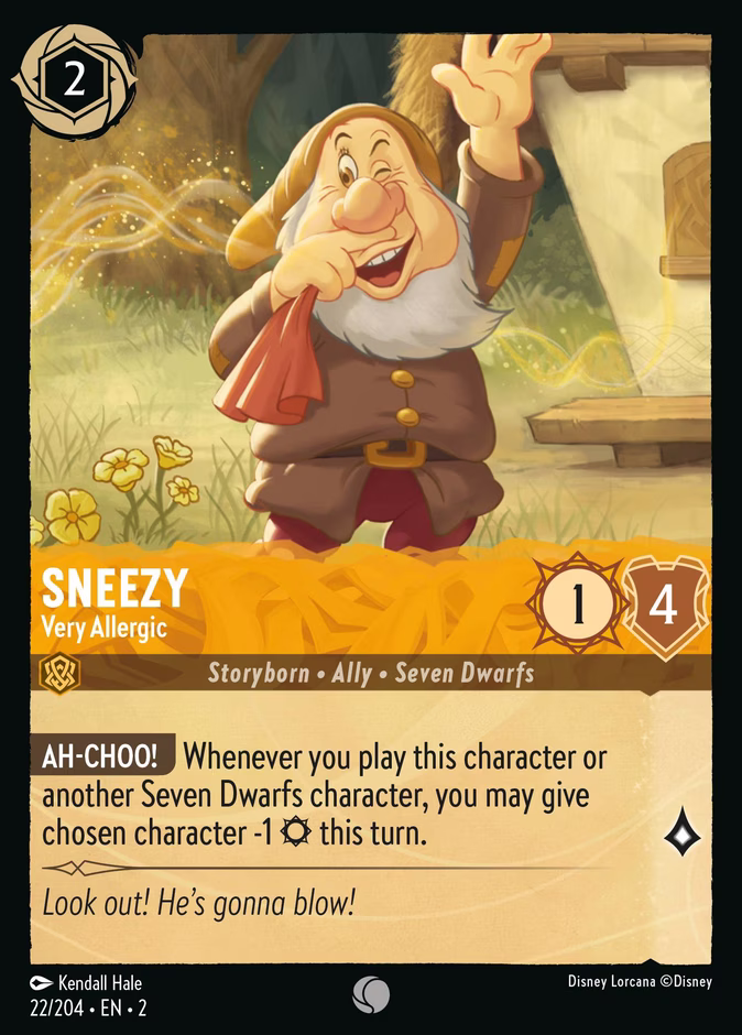 Sneezy — Very Allergic