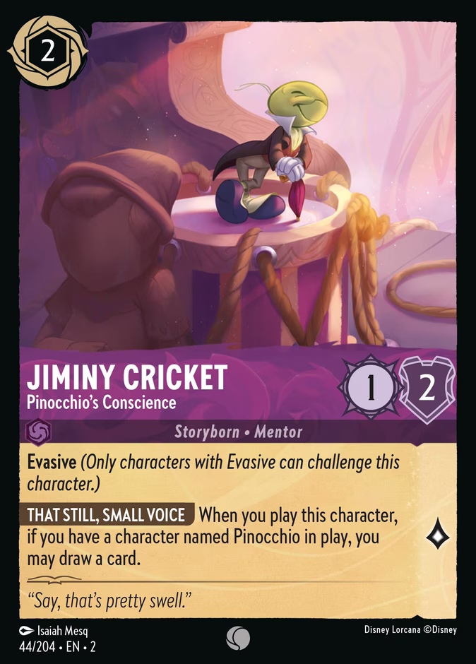 Jiminy Cricket — Pinocchio's Conscience