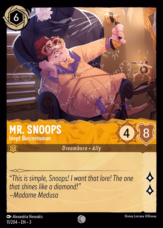 Mr. Snoops — Inept Businessman