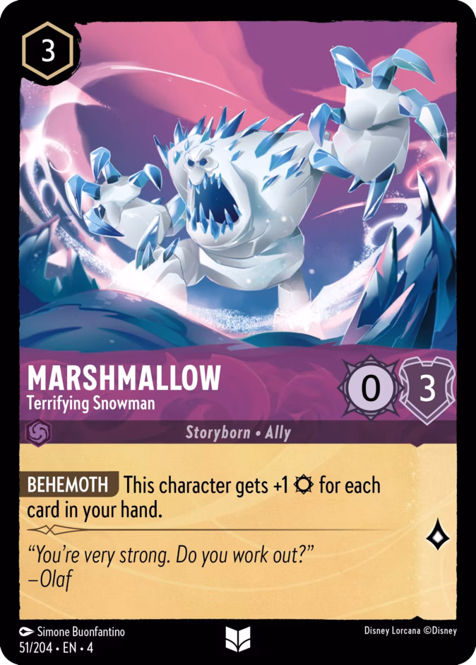 Marshmallow — Terrifying Snowman