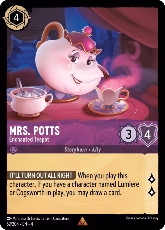 Mrs. Potts — Enchanted Teapot