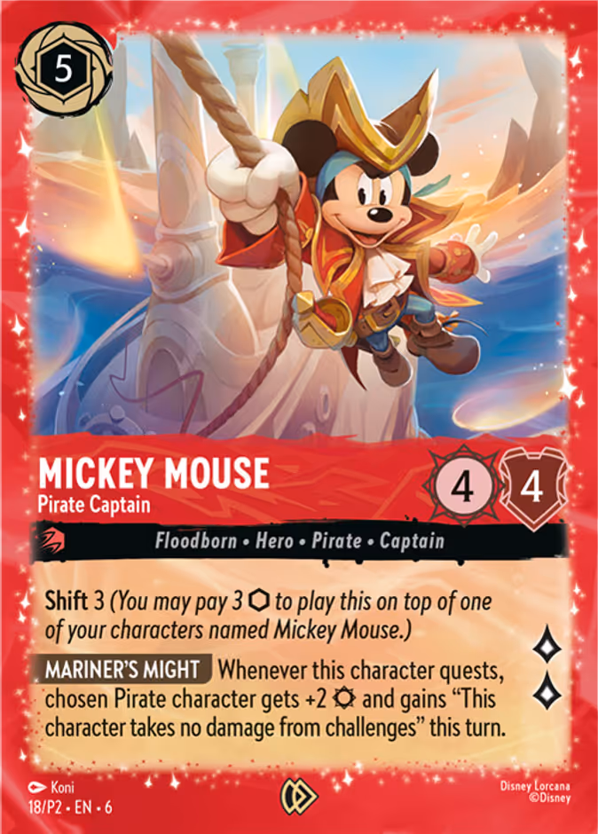 Mickey Mouse — Pirate Captain