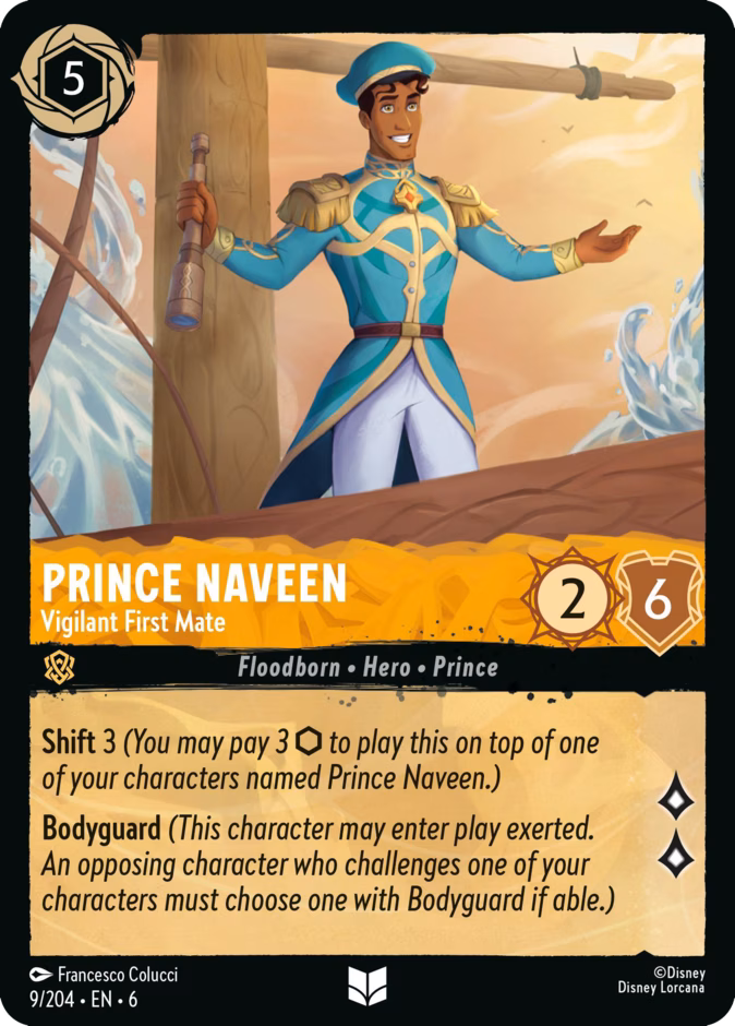 Prince Naveen — Vigilant First Mate