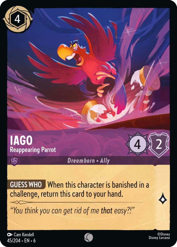 Iago — Reappearing Parrot