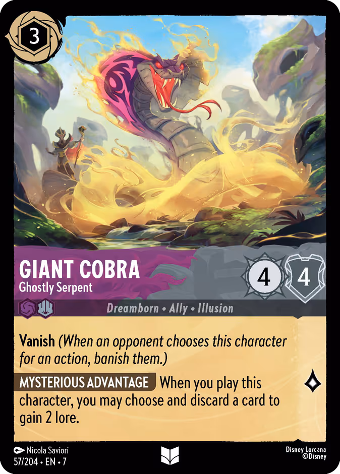 Giant Cobra — Ghostly Serpent