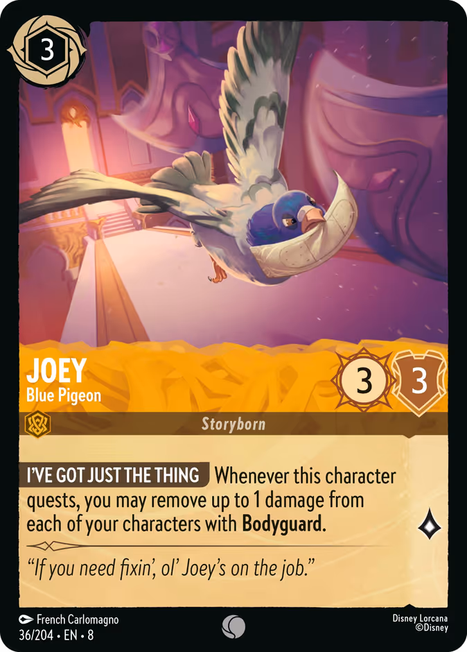 Joey — Blue Pigeon