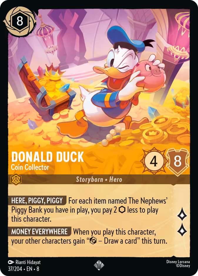Donald Duck — Coin Collector