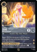 Zeus — Missing His Spark