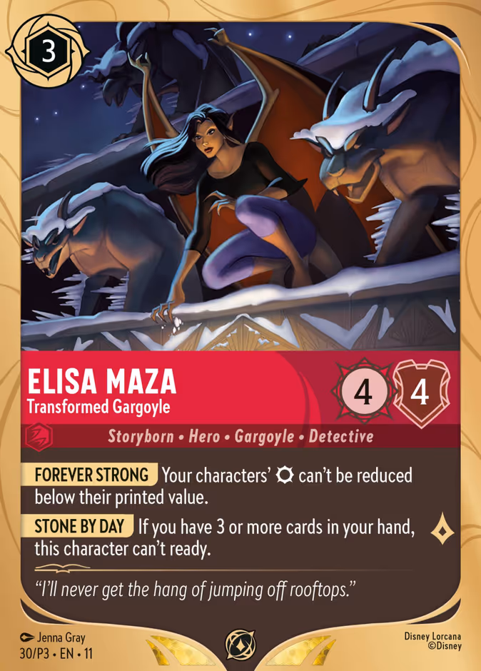 Elisa Maza — Transformed Gargoyle