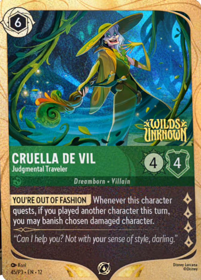 Cruella De Vil — Judgmental Traveler