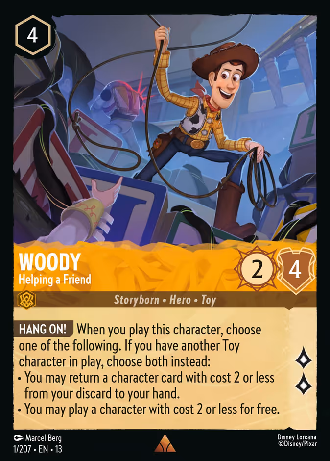 Woody — Helping a Friend
