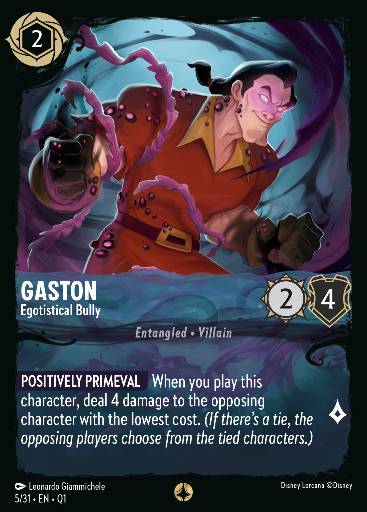 Gaston — Egotistical Bully