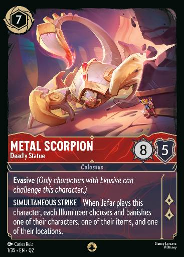 Metal Scorpion — Deadly Statue