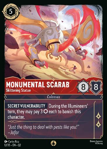 Monumental Scarab — Skittering Statue