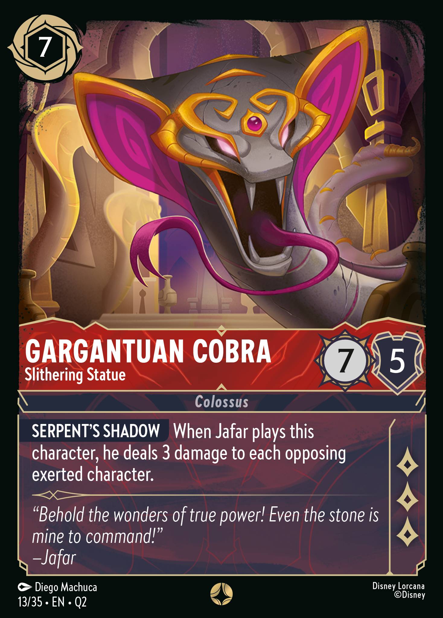 Gargantuan Cobra — Slithering Statue