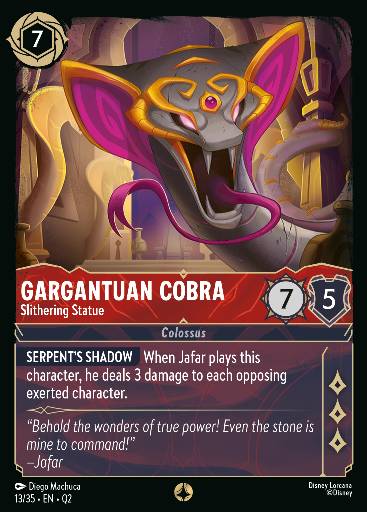 Gargantuan Cobra — Slithering Statue