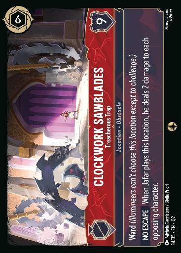 Clockwork Sawblades — Treacherous Trap