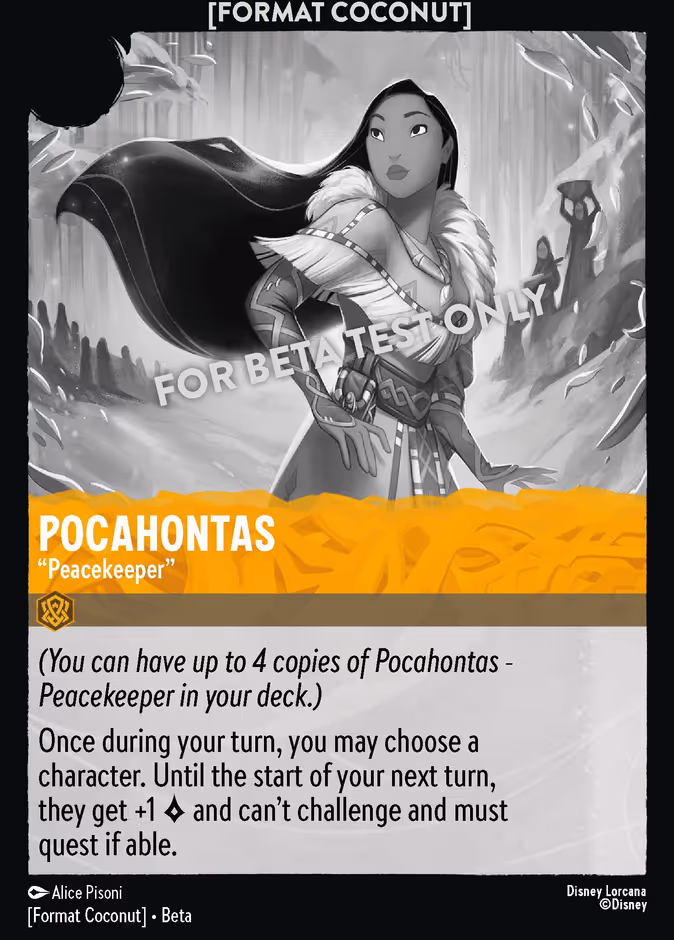 Pocahontas — "Peacekeeper"