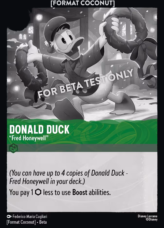 Donald Duck — "Fred Honeywell"