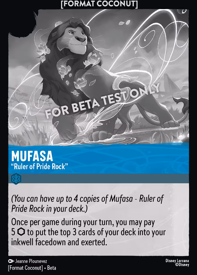 Mufasa — "Ruler of Pride Rock"