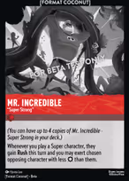 Mr. Incredible — "Super Strong"