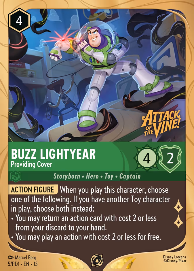 Buzz Lightyear — Providing Cover