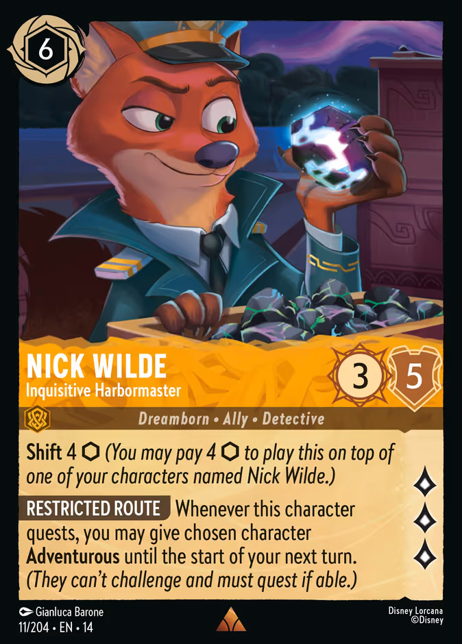Nick Wilde — Inquisitive Harbormaster
