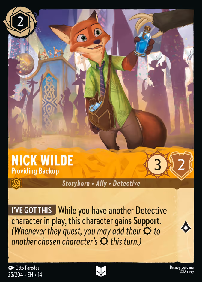 Nick Wilde — Providing Backup