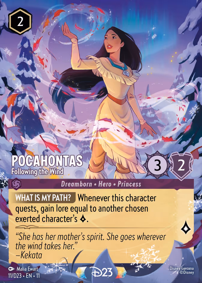 Pocahontas — Following the Wind