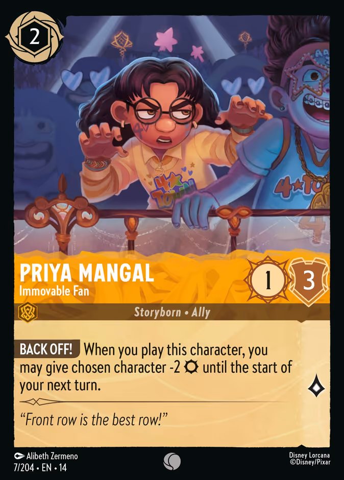 Priya Mangal — Immovable Fan