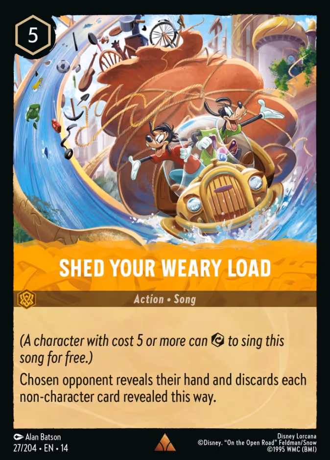 Shed Your Weary Load