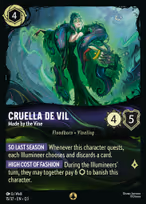 Cruella De Vil — Made by the Vine