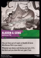 Aladdin & Genie — "Mischievous Pals"