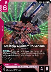 Destroy Gundam (MA Mode)