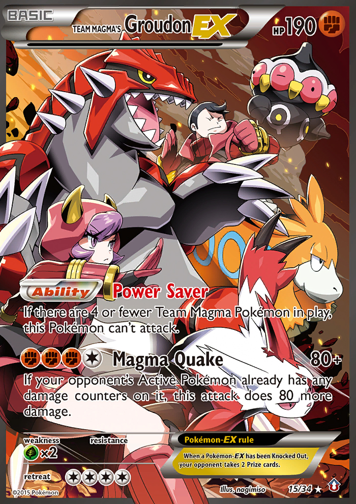 Team Magma's Groudon EX